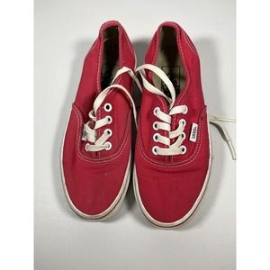 Women’s Size 6.5 (men’s 5)- VANS Authentic Red Shoes Sneakers